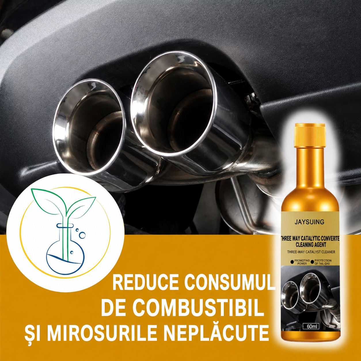 Boost Up – Soluție pentru Curățarea Catalizatorului | 120 ml