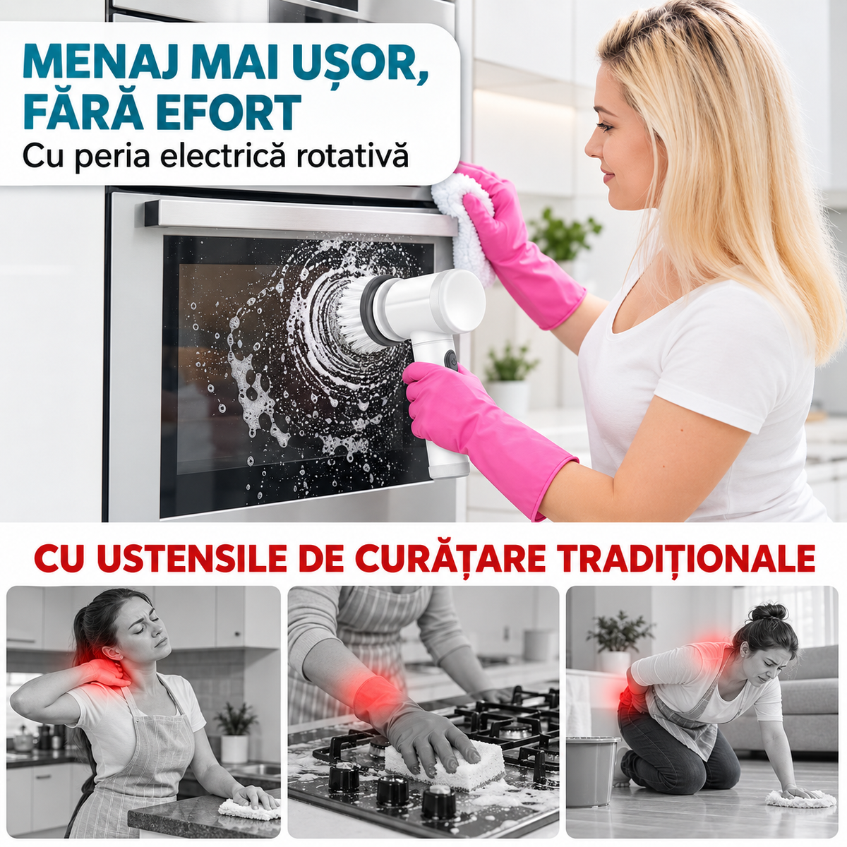 Perie electrica rotativa