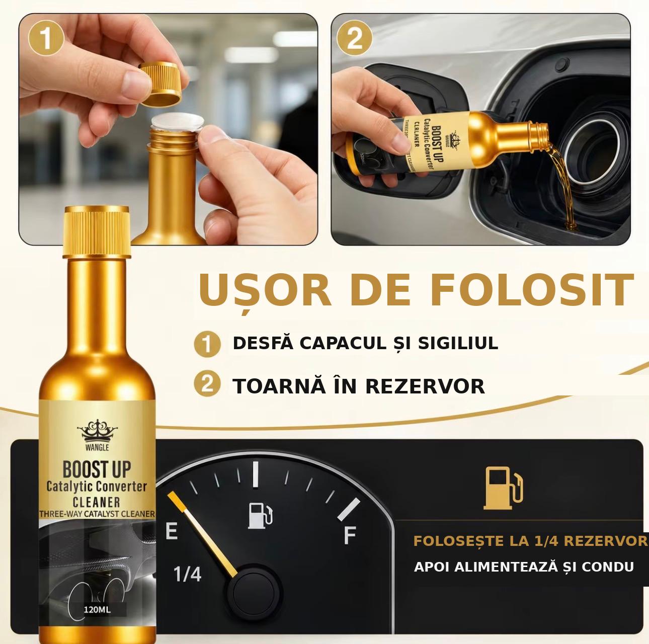 Boost Up – Soluție pentru Curățarea Catalizatorului | 120 ml